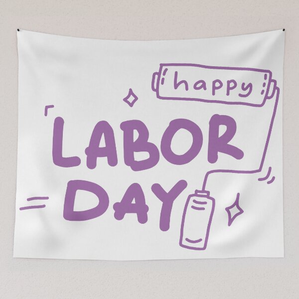 Item preview, Labour Day – Bold Retro Worker Pride Design designed and sold by andry01.