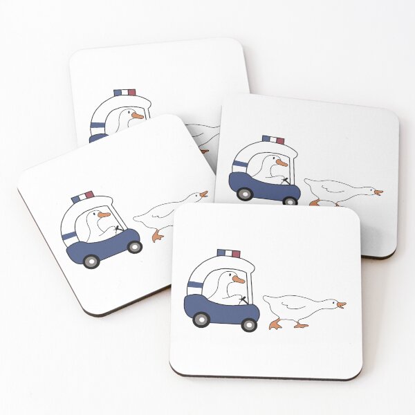Item preview, Goose in a cop car designed and sold by Bright Start Prints.