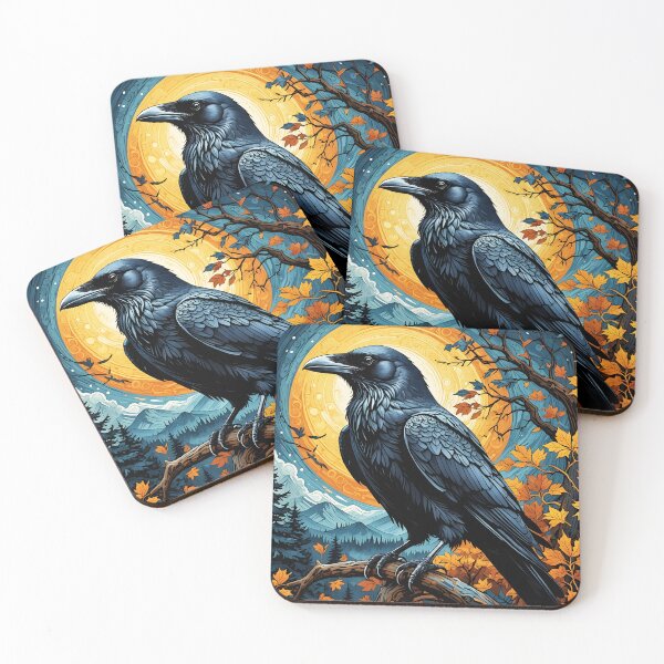 Item preview, Autumn Raven, Ai Generated Art  designed and sold by ACC .