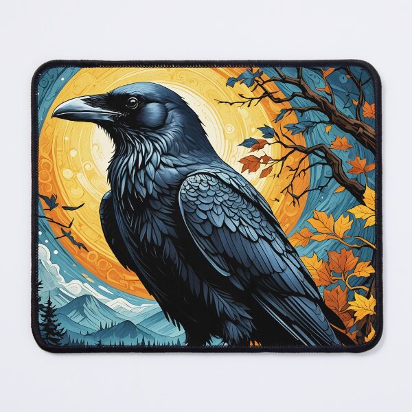 Item preview, Autumn Raven, Ai Generated Art designed and sold by ACC .