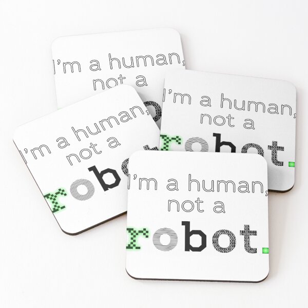 Item preview, I'm a Human, Not a Robot - Anti-AI Sarcasm designed and sold by meesub.