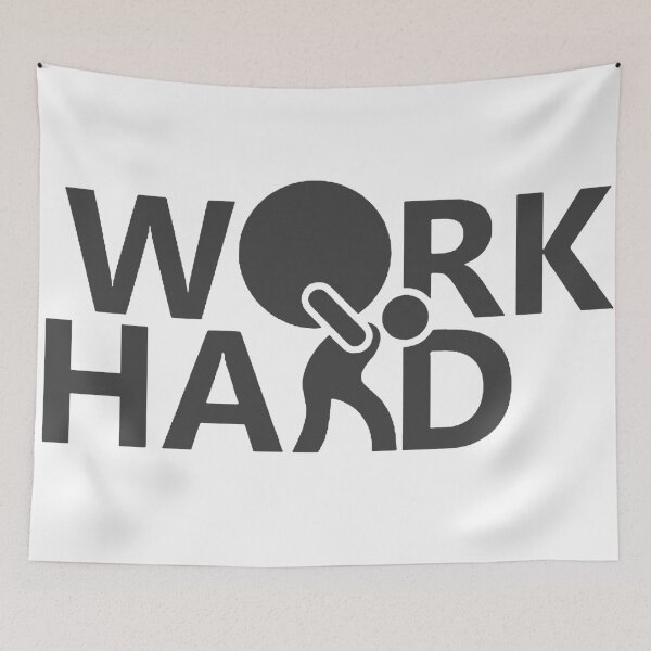 Item preview, Work Hard – Motivational Quote Design designed and sold by andry01.