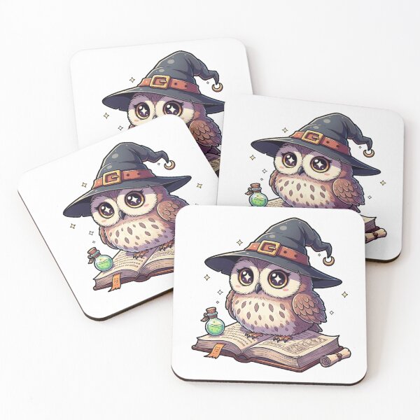 Item preview, Cute Owl with a Witch Hat  designed and sold by shellle in the ocean.