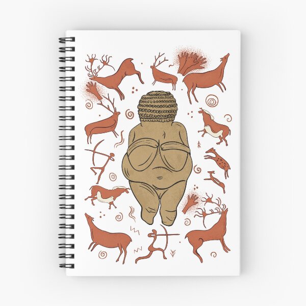 Item preview, Venus of Willendorf with Cave Art - Paleolithic Archaeology Design designed and sold by Ancient-Tales.