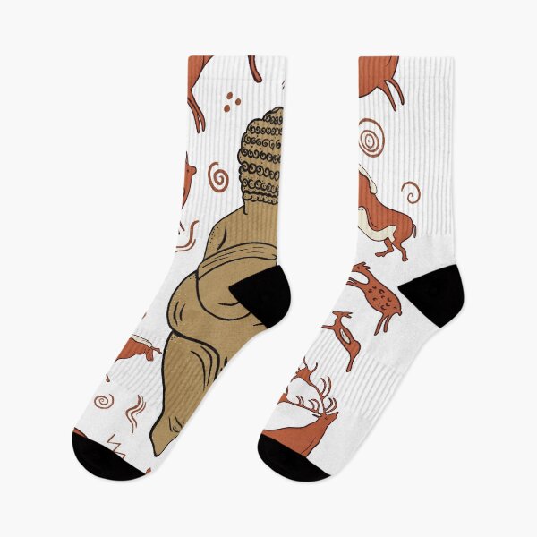 Item preview, Venus of Willendorf with Cave Art - Paleolithic Archaeology Design designed and sold by Ancient-Tales.