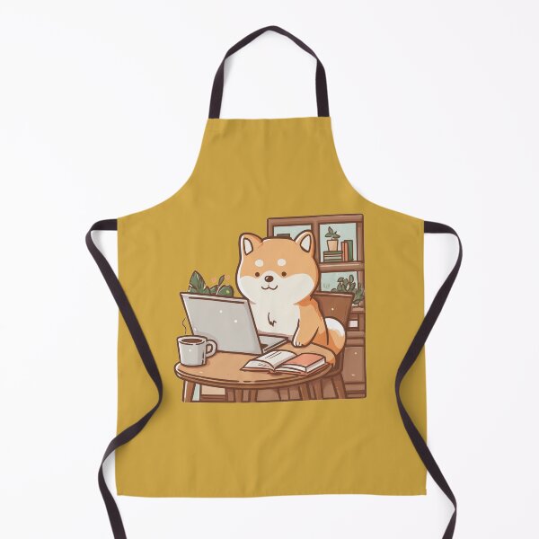 Item preview, Cute Shiba Inu Study Buddy – Cozy Desk Dog Sticker & Back to School Gift designed and sold by Clawffirmations.
