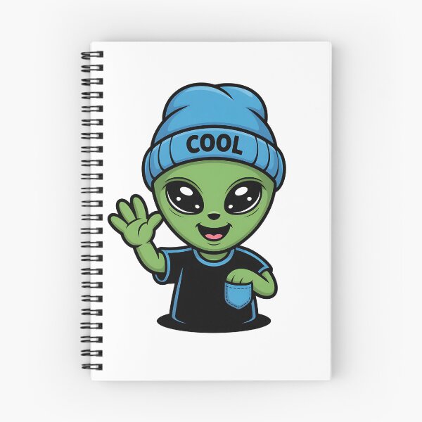 Artikelvorschau, Cooles Alien in Beanie – Süßes außerirdisches Design entworfen und verkauft von WanDee2025.