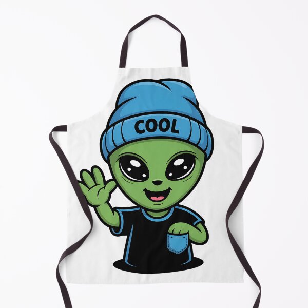 Item preview, Cool Alien in Beanie – Cute Extraterrestrial Design designed and sold by WanDee2025.