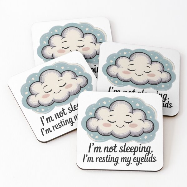 Item preview, I’m not sleeping, I’m resting my eyelids. designed and sold by PhrasePalette.