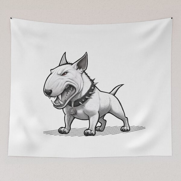 Item preview, Angry Bullterrier designed and sold by NickTaroDesign.