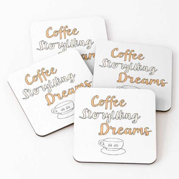 Item preview, coffee writing and storytelling dreams designed and sold by SR8891.