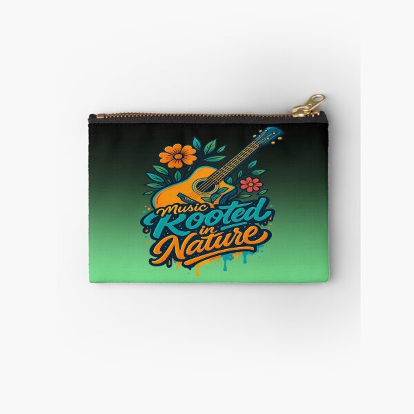 Item preview, Music Rooted in Nature | Graphic Crewneck Nature Guitar Tshirt designed and sold by skkyfaithArtz.