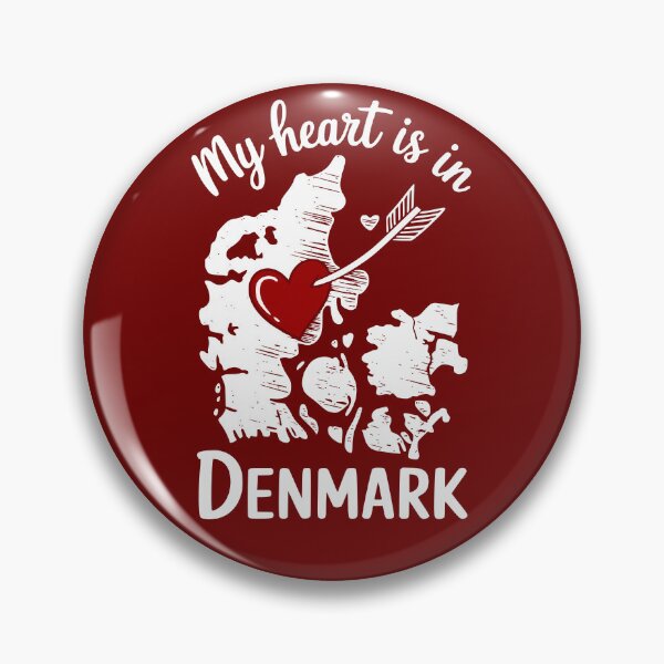 Item preview, My Heart Is in Denmark – Scandinavian Love Design designed and sold by Place-Heritages.