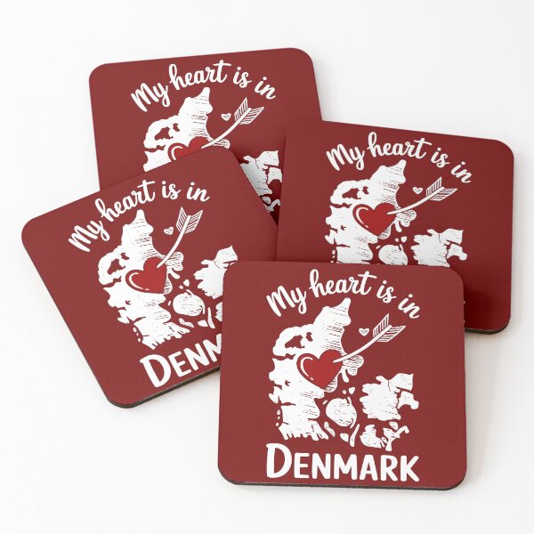 Item preview, My Heart Is in Denmark – Scandinavian Love Design designed and sold by Place-Heritages.