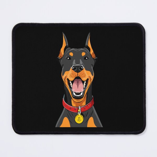 Item preview, Portraits of a head Doberman dog front view, Illustration of gorgeous fierce doberman dog, doberman pinscher, american doberman, dog doberman designed and sold by Danler.
