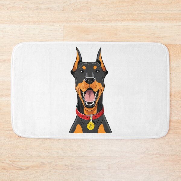 Item preview, Portraits of a head Doberman dog front view, Illustration of gorgeous fierce doberman dog, doberman pinscher, american doberman, dog doberman designed and sold by Danler.
