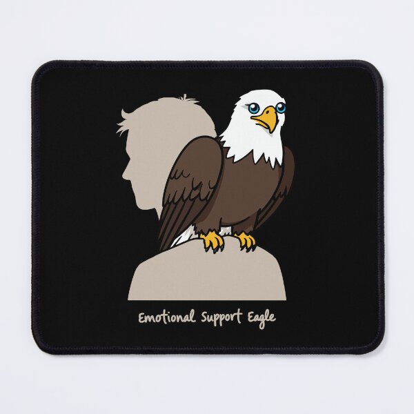 Item preview, Emotional Support Eagly | Funny Eagle Sidekick designed and sold by pick-o-print.