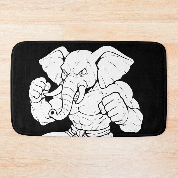 Item preview, Elephant’s Wrath - Black & White designed and sold by TheNewPixel.