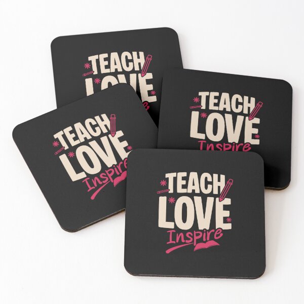 Item preview, Teach Love Inspire - Retro Teacher Kids Back To School designed and sold by JavaGraph.
