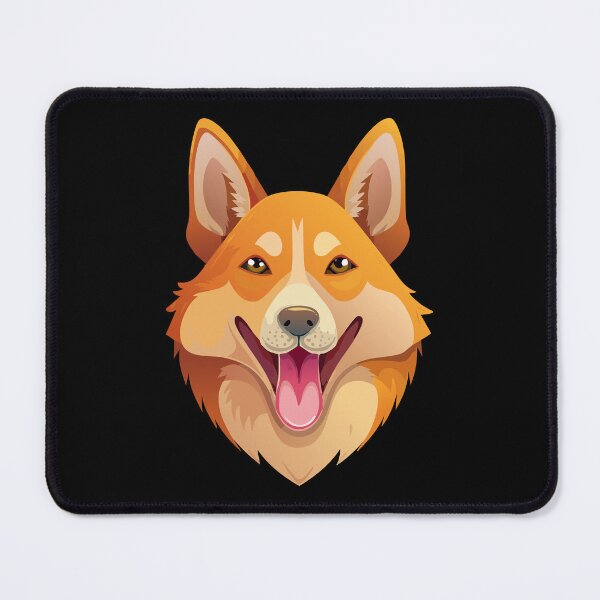 Item preview, Australian wild dog dingo head (Canis familiaris dingo, Canis lupus dingo) Fauna Australia desert predatory animal, Realistic dingo design of brown coloring designed and sold by Danler.