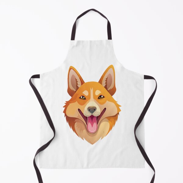 Item preview, Australian wild dog dingo head (Canis familiaris dingo, Canis lupus dingo) Fauna Australia desert predatory animal, Realistic dingo design of brown coloring designed and sold by Danler.
