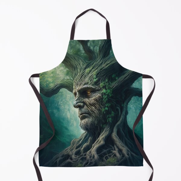 Item preview, Wise Face in Ancient Tree Mystical Forest designed and sold by FairyJournal.