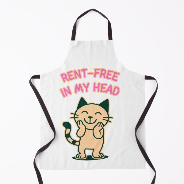 Item preview, Rent-Free In My Head Cat designed and sold by Sitred123.