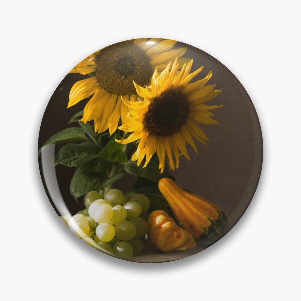 Item preview, Still life with sunflower and fruits designed and sold by RenataPhoto.