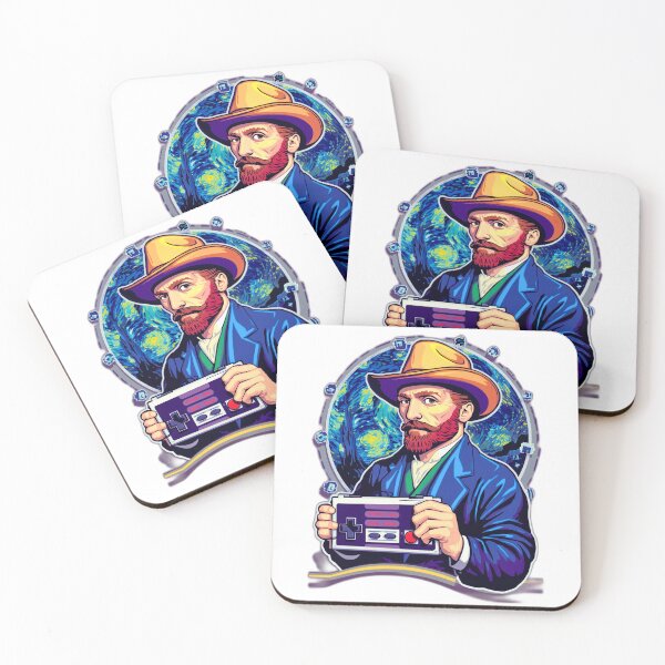 Item preview, Vincent Van Gogh Retro-Gaming 2.0 designed and sold by Pixelogia.