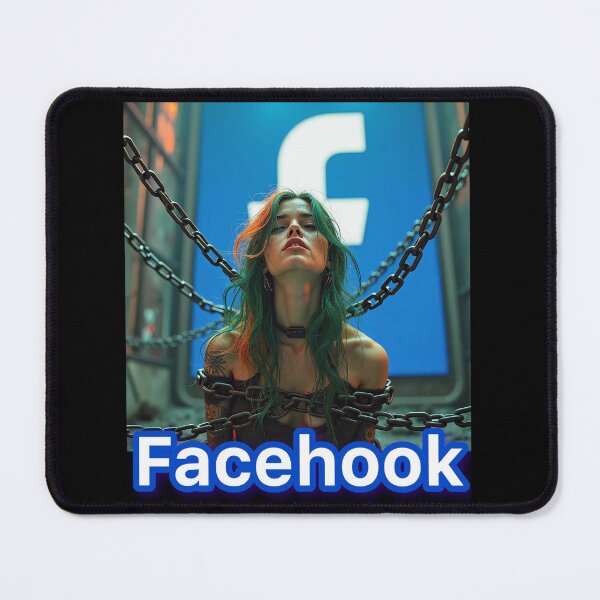 Item preview, Facehook. Social media, Facebook hook designed and sold by Planet Utoppia.