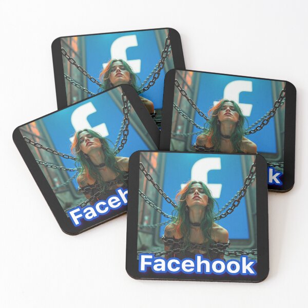 Item preview, Facehook. Social media, Facebook hook designed and sold by Planet Utoppia.
