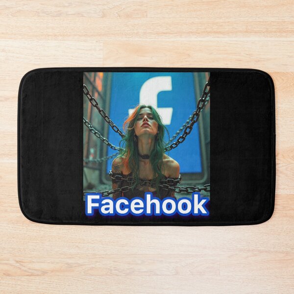 Item preview, Facehook. Social media, Facebook hook designed and sold by Planet Utoppia.