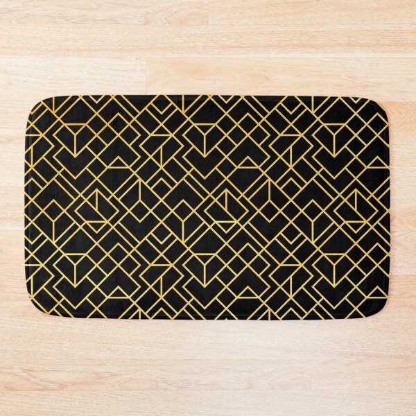 Item preview, Exquisite Golden Hues And Black Art Deco Pattern designed and sold by DEC02.