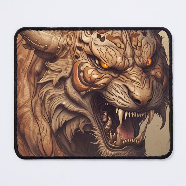 Item preview, Horned Tiger designed and sold by MatrixTattoo.