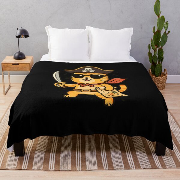 Item preview, Cartoon Pirate Cat – Mischief on the High Seas designed and sold by ArcadiaSilence.