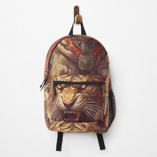 Item preview, Demonic Horned Tiger designed and sold by MatrixTattoo.