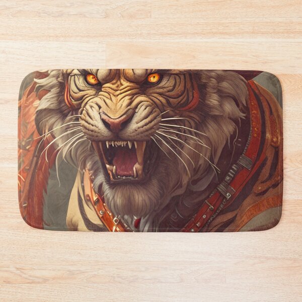 Item preview, Demonic Horned Tiger designed and sold by MatrixTattoo.