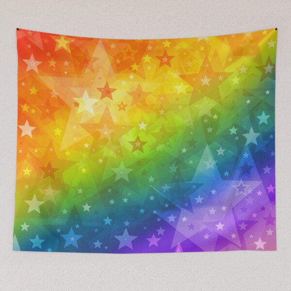 Item preview, Celestial Rainbow Star Pattern designed and sold by Deborah Camp.