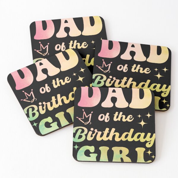 Item preview, Dad Of The Birthday Girl Tie Dye designed and sold by SakuraPxl.