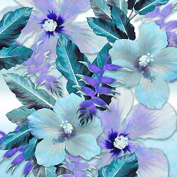 Artwork thumbnail, Lavender Ginger Alohas by Nina May Designs