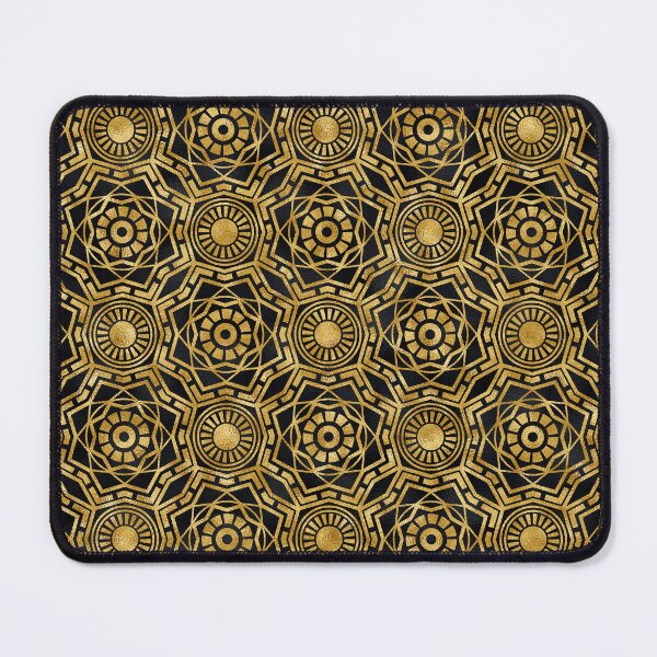 Item preview, Golden-Hues And Black Elegantly Ornate Art Deco Pattern designed and sold by DEC02.