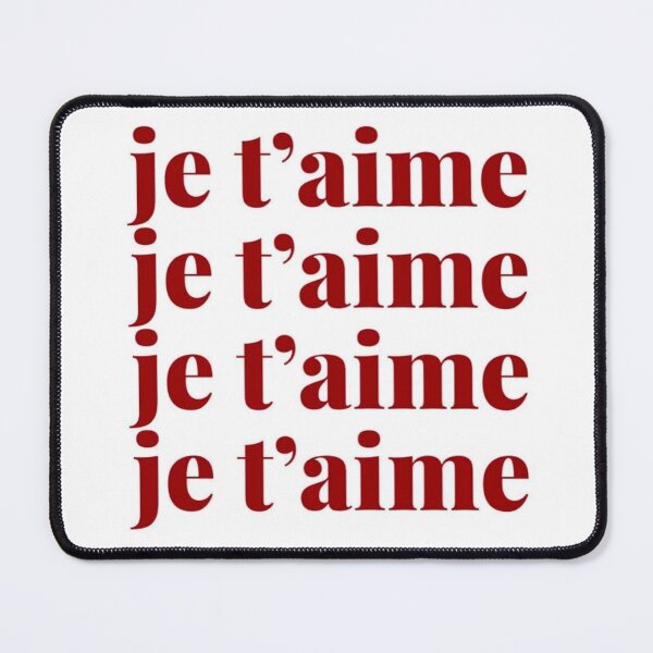 Item preview, Je T’aime Typography — Parisian Aesthetic designed and sold by Adronia.