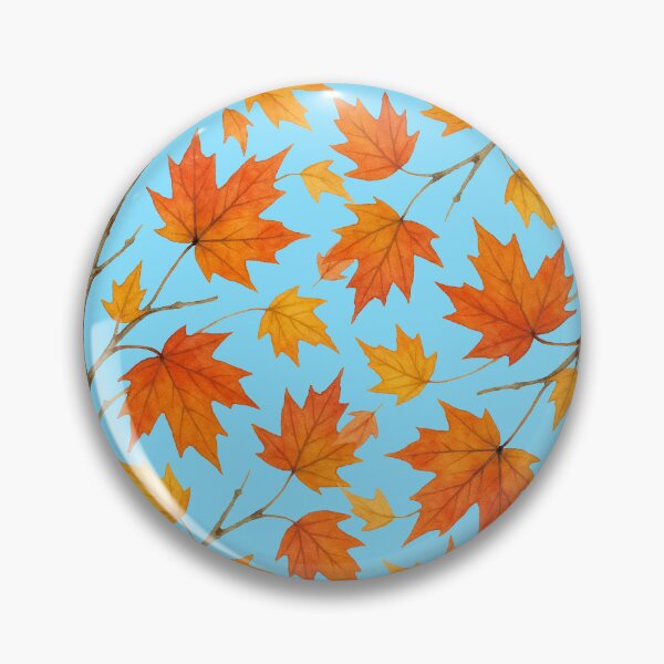 Item preview, Hojas de otoño contra el cielo azul designed and sold by BeJolley.