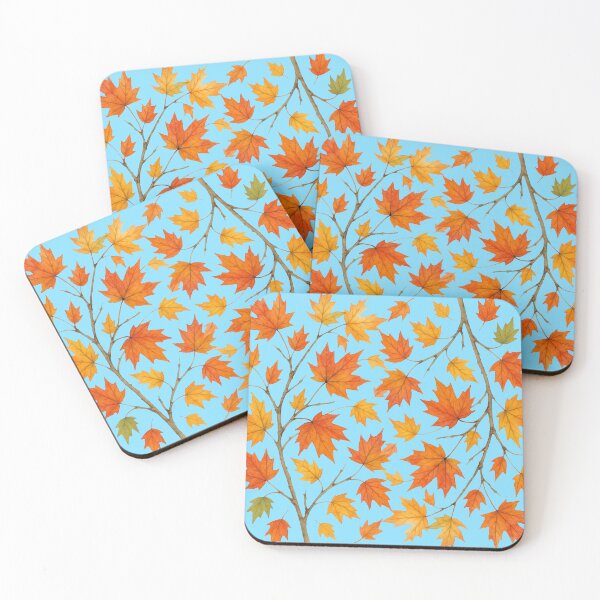 Item preview, Fall Leaves Against Sky Blue designed and sold by BeJolley.