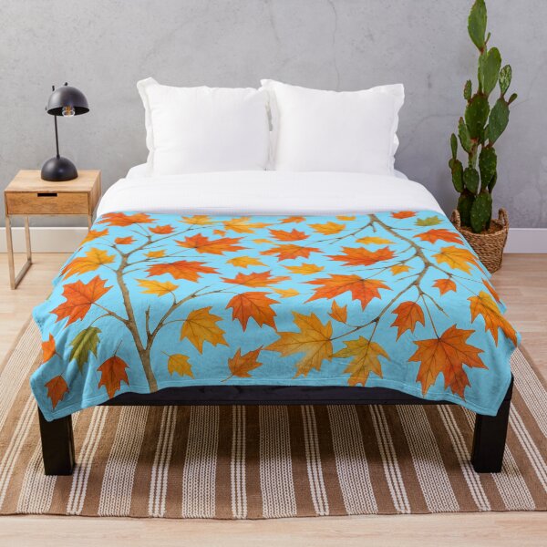 Item preview, Fall Leaves Against Sky Blue designed and sold by BeJolley.