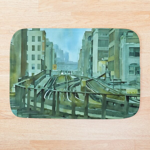 Artikelvorschau, Aufteilung der Gebäude entworfen und verkauft von RCWatercolours.