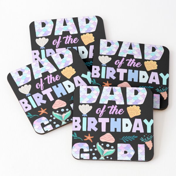 Item preview, Dad Of The Birthday Mermaid Girl designed and sold by SakuraPxl.