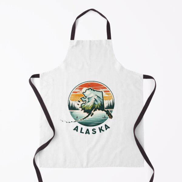 Item preview, Alaska retro travel map – USA state design designed and sold by CleanDecor.