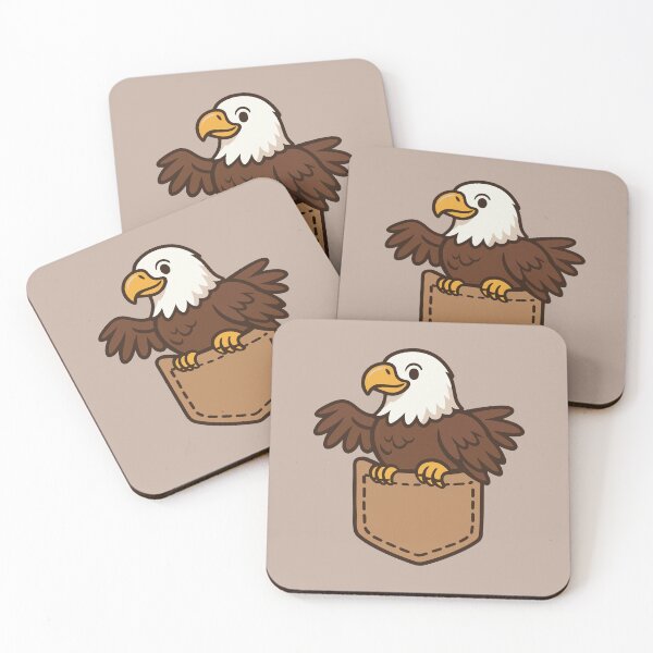 Item preview, Pocket Eagly Cute Funny Eagle designed and sold by pick-o-print.