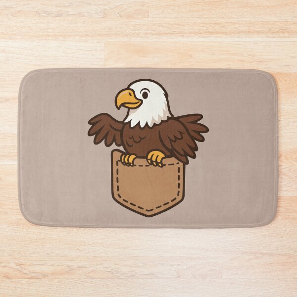 Item preview, Pocket Eagly Cute Funny Eagle designed and sold by pick-o-print.